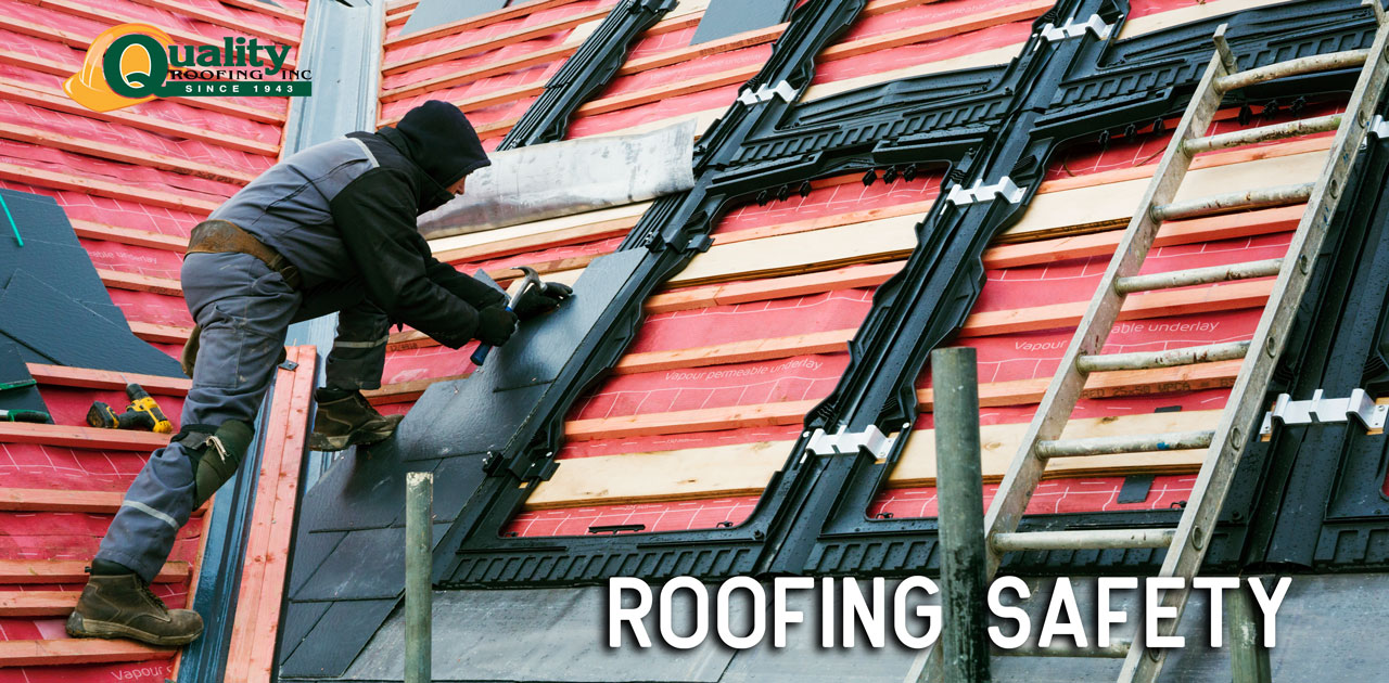 roofer exercising safety