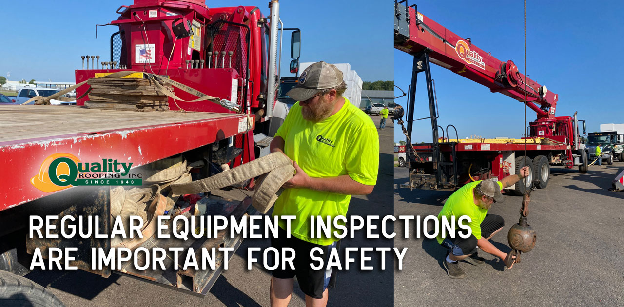 regular equipment inspections