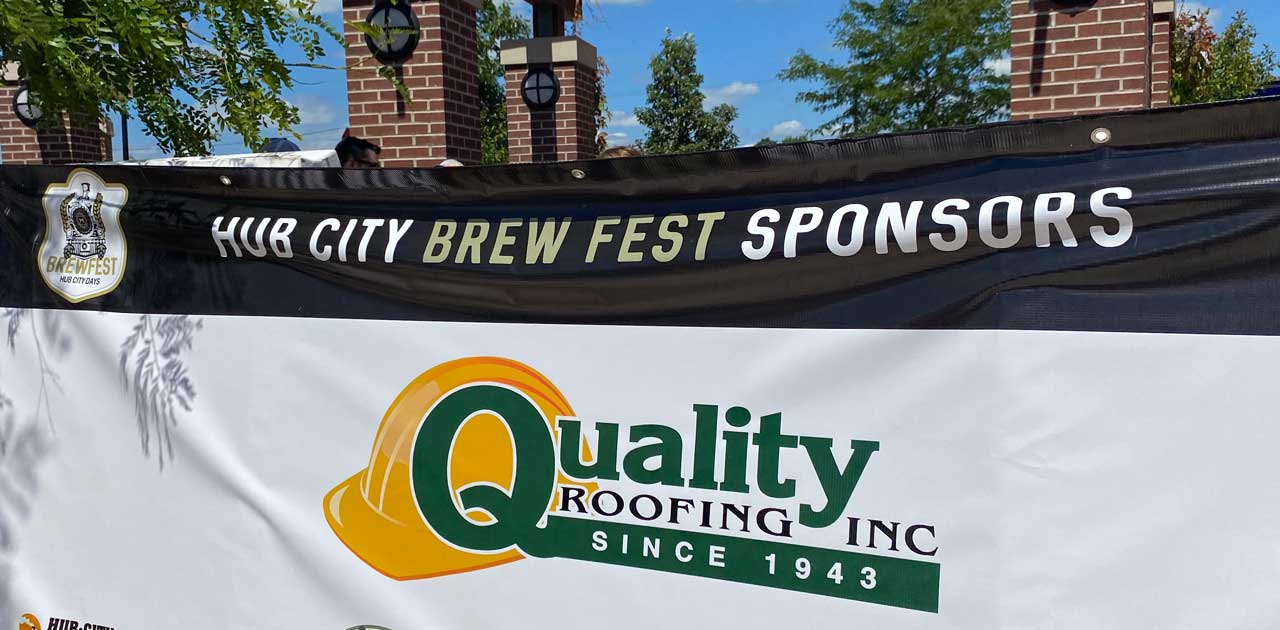 Quality Roofing Sponsoring Hub City Days Brewfest 2023
