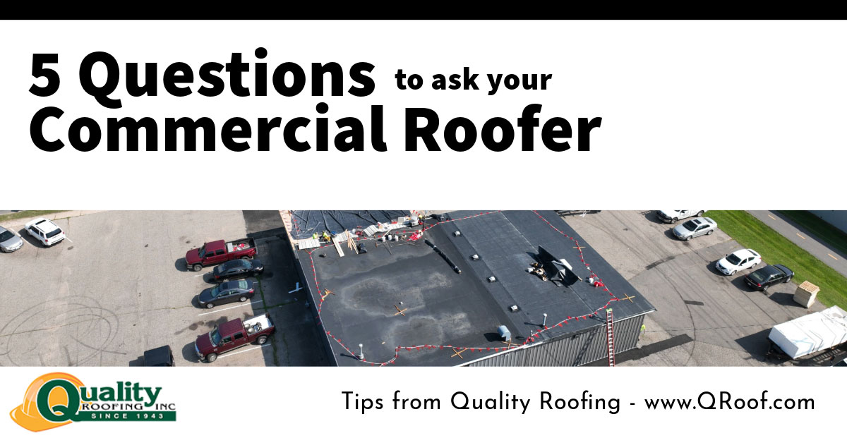 questions to ask your commercial roofer