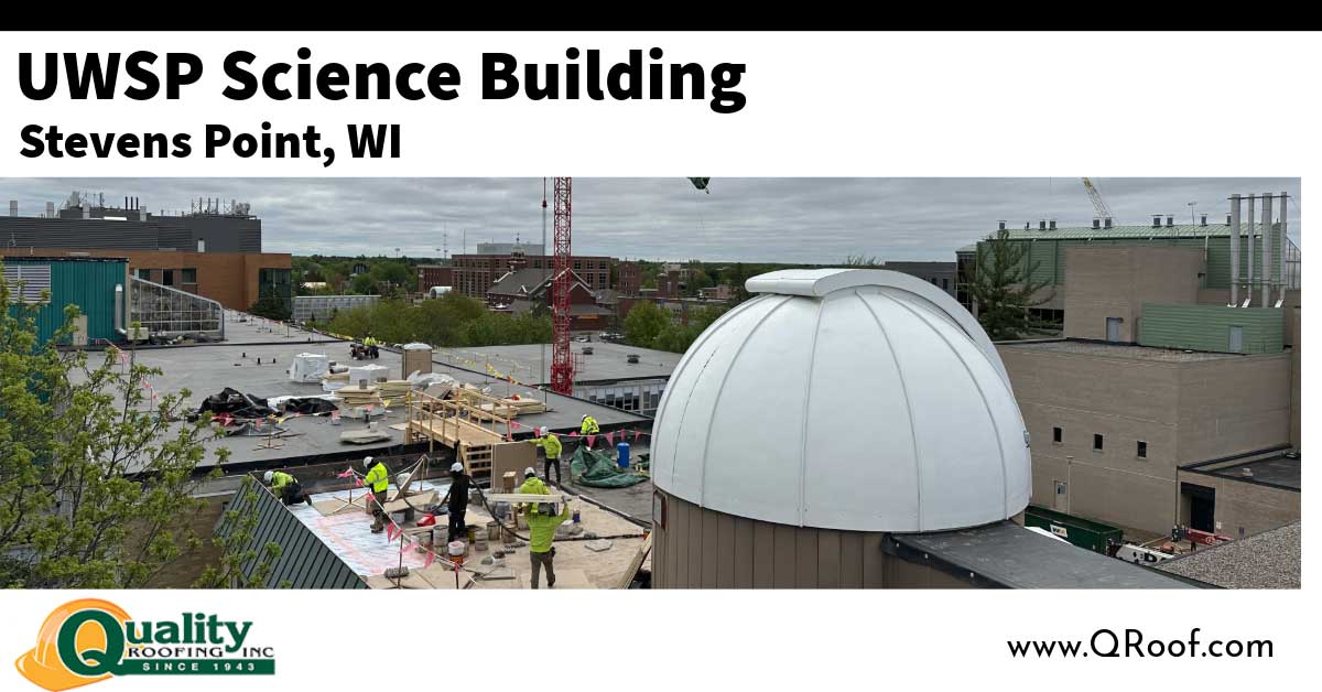 uwsp science building roof