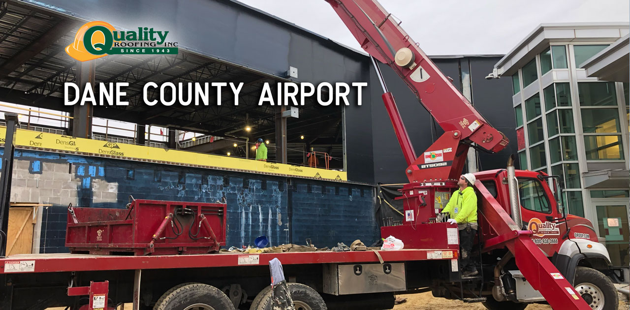 Dane Co Airport Terminal Roofing Project