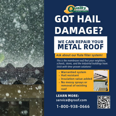 We Can Help With Commercial Property Hail Damage