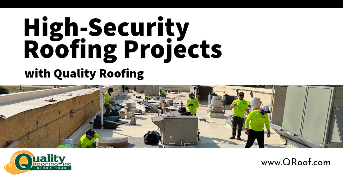 high security roofing projects