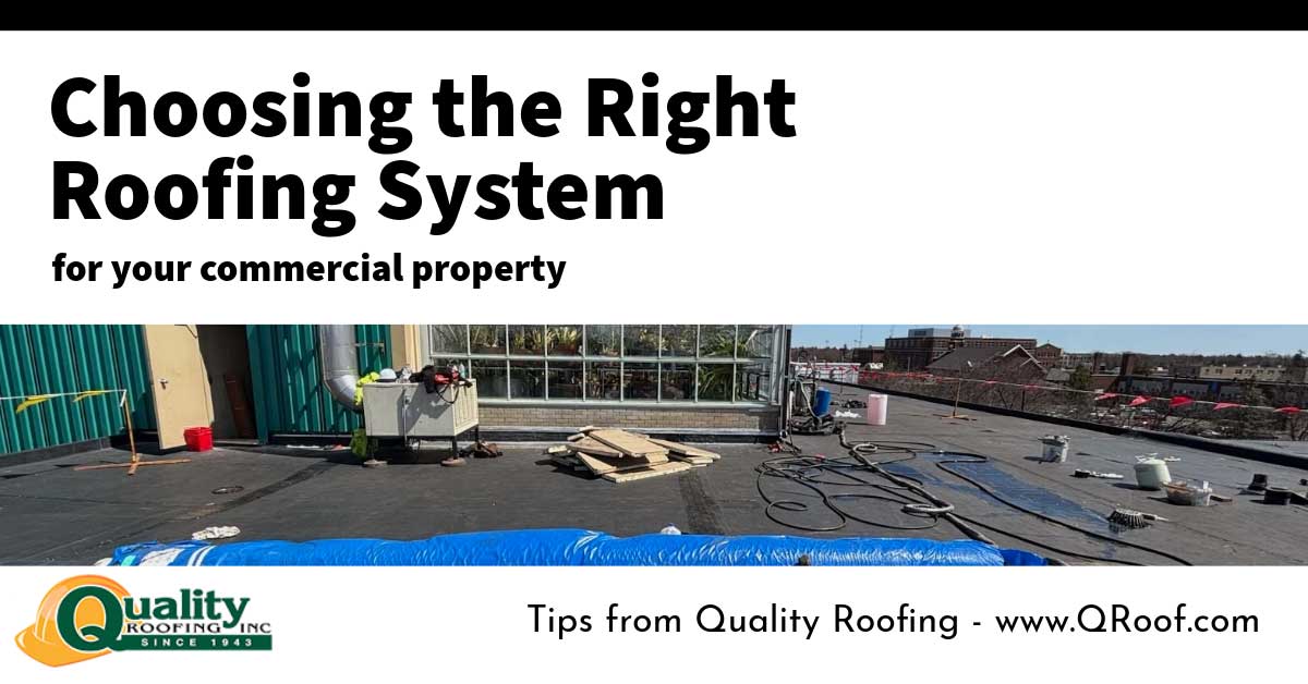 choosing the right roofing system