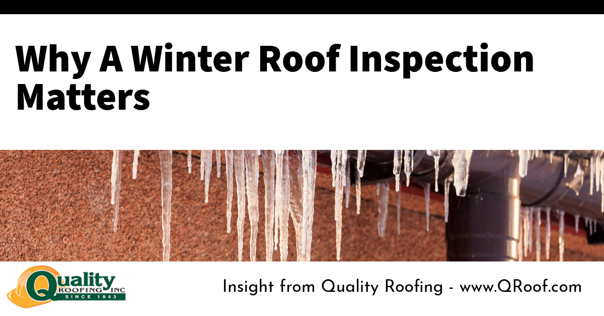 winter roof inspection